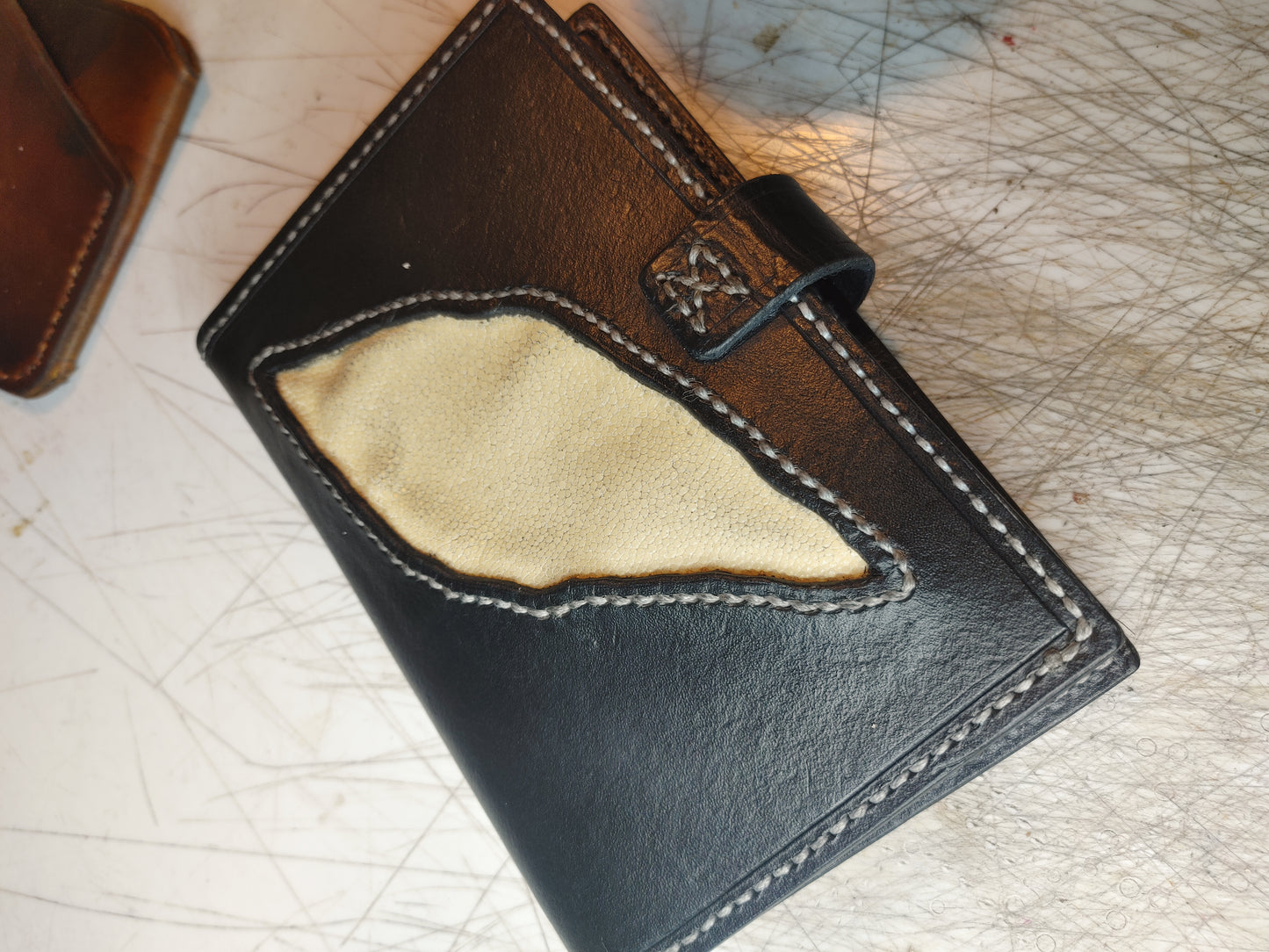 Passport Cover w/ Stingray Inlay