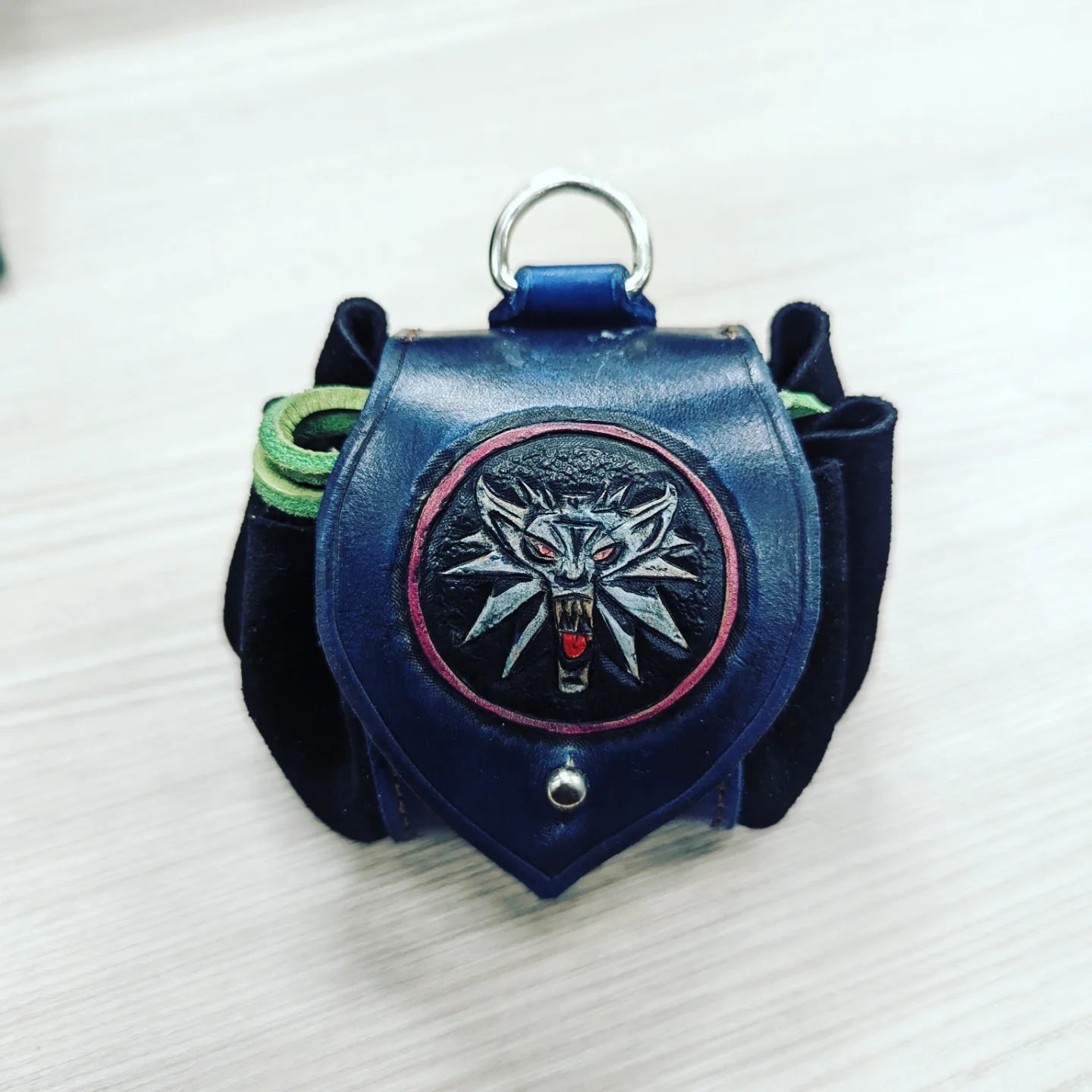 Leather Drawstring Pouch
