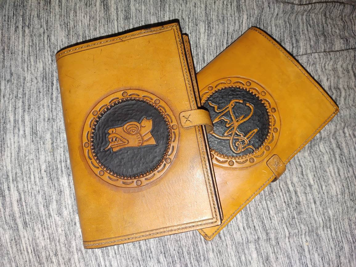 Leather journal cover